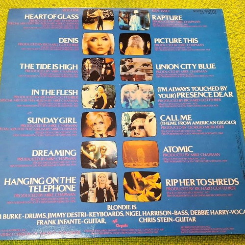 Blondie The Best Of Blondie LP used, electronic genre