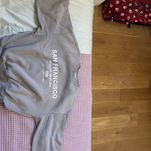 Grey sweatshirt for girls 10-12 years