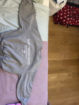 Grey sweatshirt for girls 10-12 years