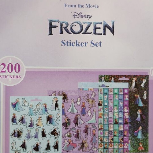 Frozen Disney stickers new, set of 200 pieces