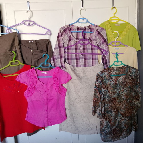 Women's clothing lot L/XL, multicolored, various brands