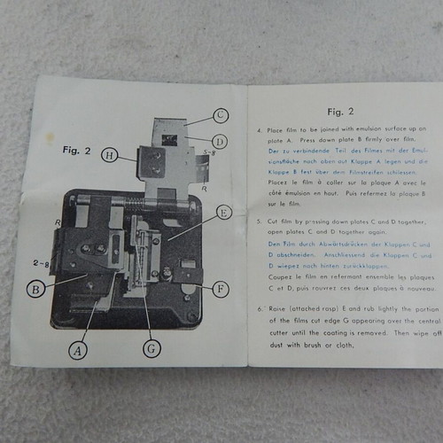 Three-Way 8mm Film Splicer for Super 8, 1960s, Japan