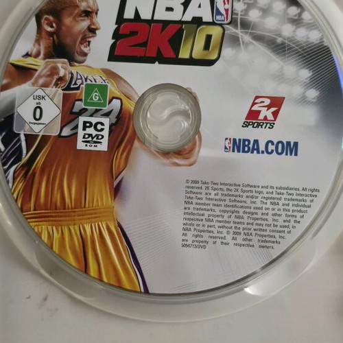 NBA 2K10 Collectible for PC like new, Kobe Bryant anniversary edition