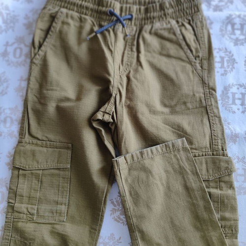 Du Pareil boys' pants, green, slim fit