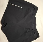 Salomon woman running shorts, black, size S