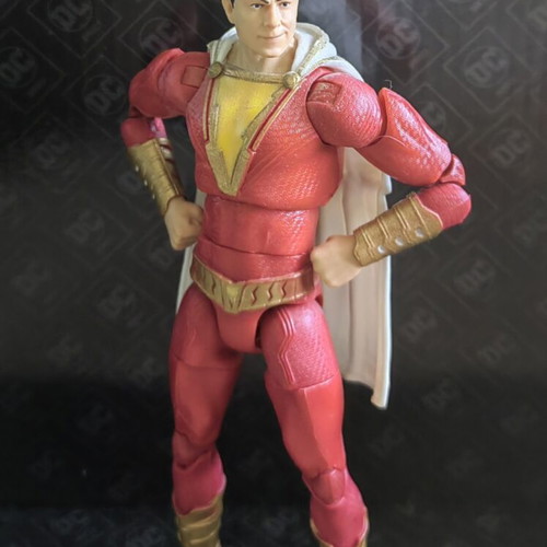 Shazam action figure movie version like new