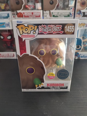 Funko Pop Kuriboh Yu-Gi-Oh flocked glow in the dark figure like new