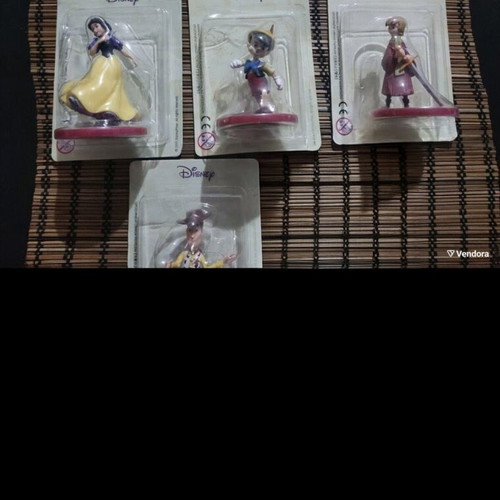 Disney collectible figures new with recorded fairy tales sealed