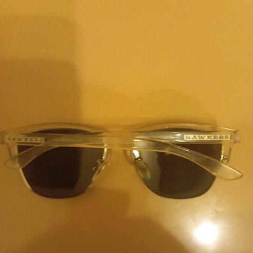 Hawkers unisex sunglasses like new, transparent frame