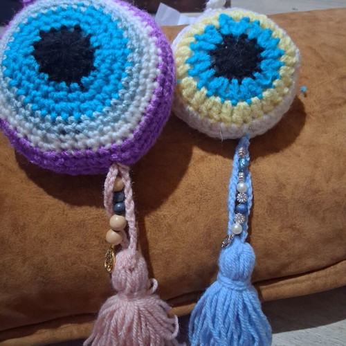 Handmade Crochet Evil Eye