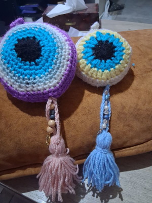 Handmade Crochet Evil Eye