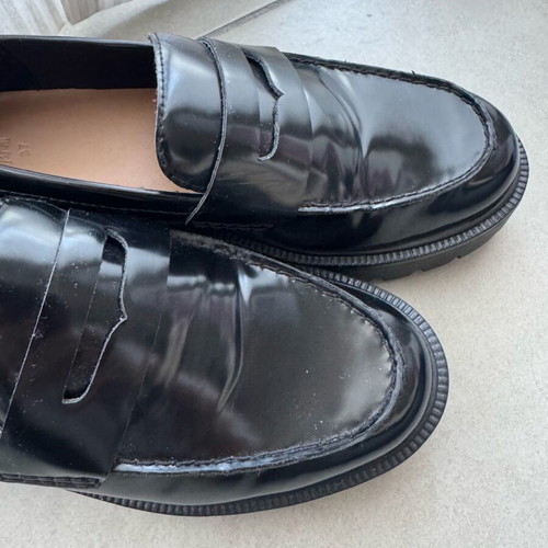 Oxford loafers H&M like new, black, size 37