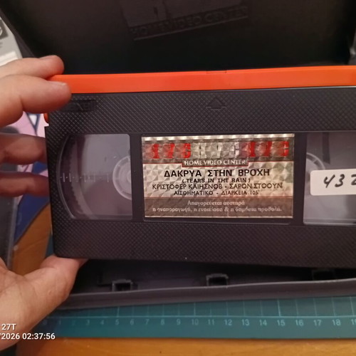 Tears in the Rain VHS videocassette used