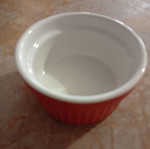 Small ceramic bowl used