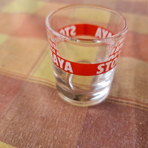 Stolichnaya Vodka collectible shot glass like new from 90-2000 decade