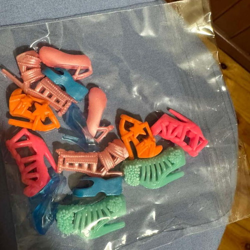 Doll shoes set of 7 pairs new