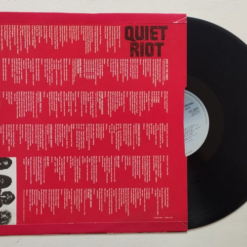Quiet Riot Condition Critical vinyl record, metal