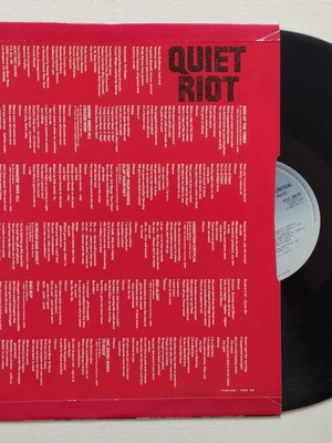 Quiet Riot Condition Critical vinyl record, metal