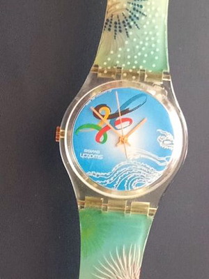 Swatch Πεκίνο 2008 Ολυμπιακοί Αγώνες ρολόι μεταχειρισμένο