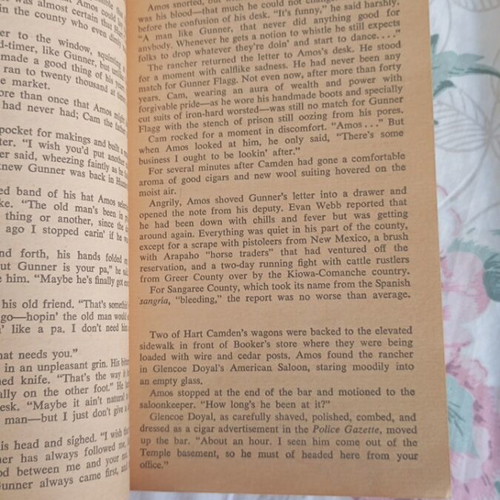Amos Flagg Lawman novel like new by Clay Randall