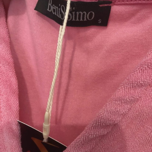 Benissimo Pink Beach Dress new, short terry fabric