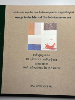 Collectible book Voyage to the Islets of the Dodekanesean Sea like new