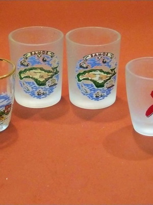 Shot glass collection pack of 6