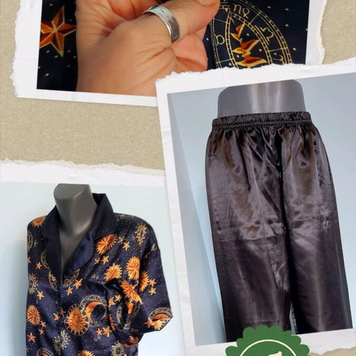 Women's satin pajama like new, plus size