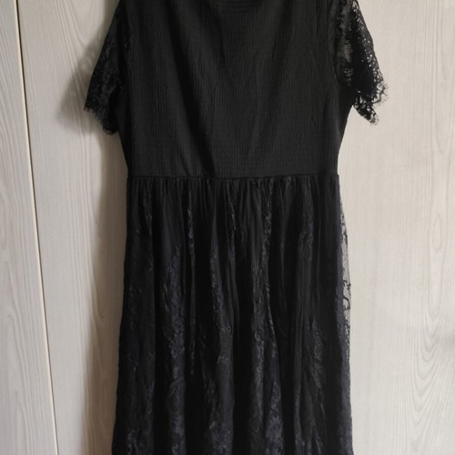Shein lace dress black XL like new