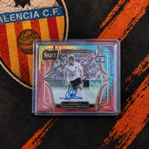 Fernando Morientes Panini Select La Liga Tie Dye Auto 23/25 Valencia