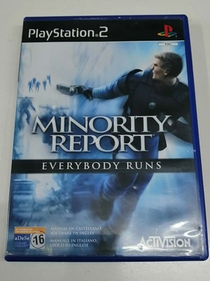 Minority Report: Everybody Runs PS2 game used, English