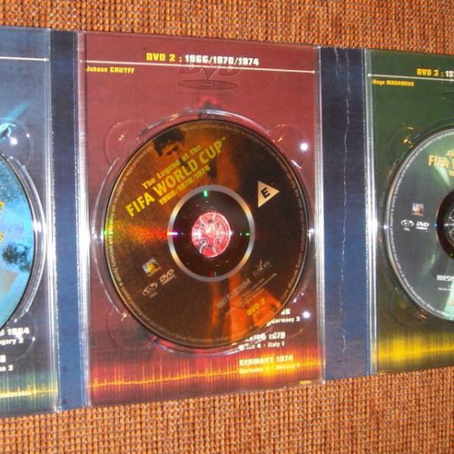 The Legend of the FIFA World Cup 4-DVD box used