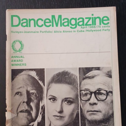 Dance Magazine April 1968 used, good condition