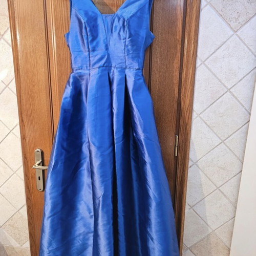 Blue Roua Long Dress Medium Vera & Lucy like new, flawless