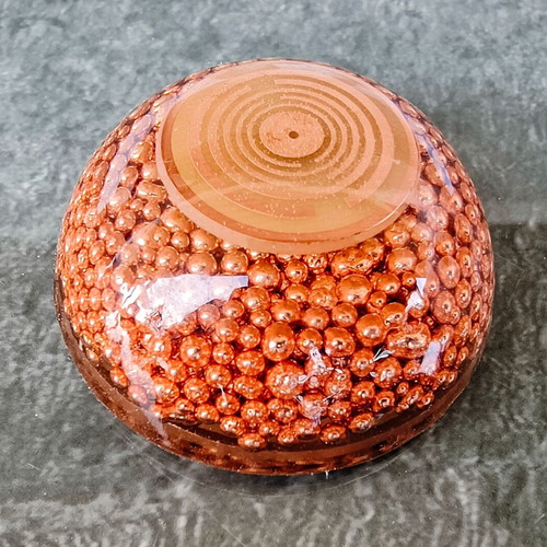 Orgonite Golden Copper Shield like new with gold-plated MWO antennas
