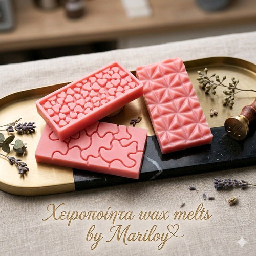 Handmade Wax Melts "Maroccan Rose" set of 3 pieces