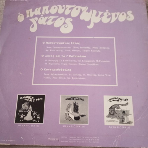 The Booted Cat record like new