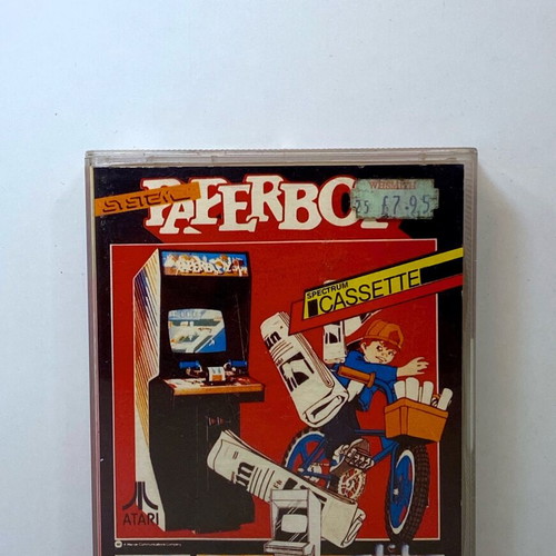 Paperboy 1986 big box Spectrum ZX tape cassette used