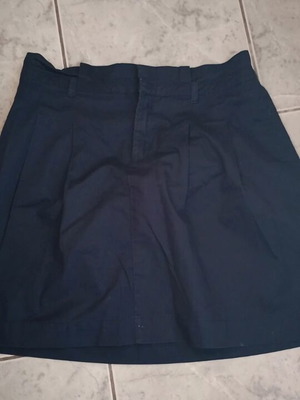 Zara women's skirt like new, size L, 100% cotton, blue