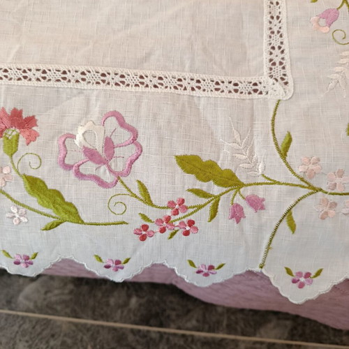 Tablecloth used 85×85 with some marks