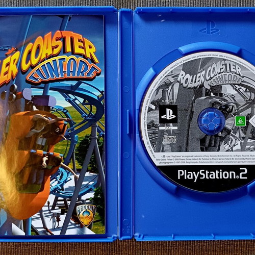 Roller Coaster Funfare PS2 game used, complete