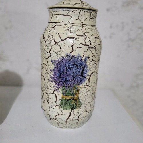 Decoupage vase new