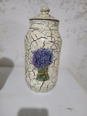 Decoupage vase new