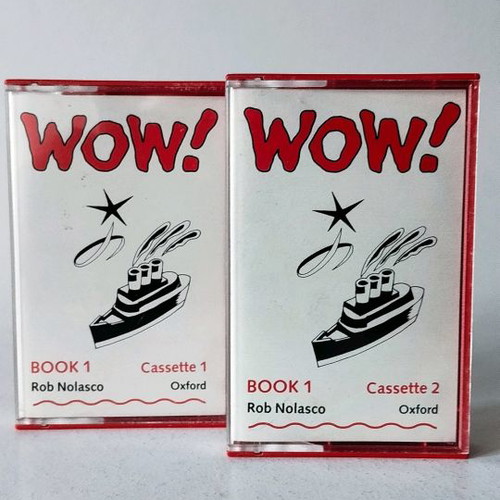 Vintage English learning cassettes used, 90s