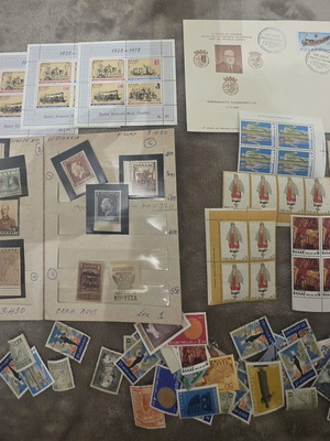 Lot of Greek and Cyprus stamps used
