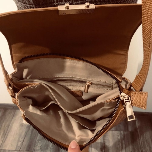 Jenny Fairy crossbody bag new, beige, synthetic leather and straw