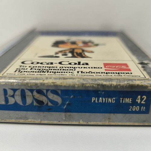 BOSS Stereo 8-Track Cartridge Coca-Cola Euro 80