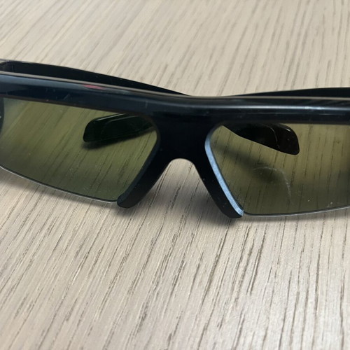 Samsung 3D glasses used, 2 pairs, one with lens defect