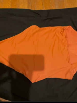 Zara one-piece swimsuit like new, size small, orange