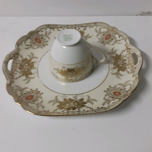 Antique set like new with 23x10 cm tray
